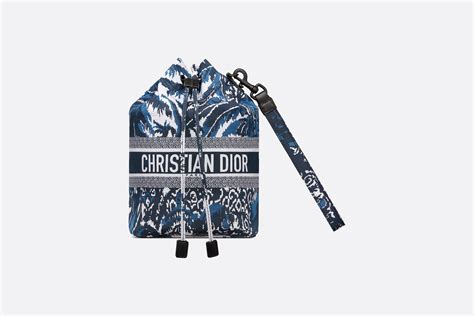 dior travel multifunction|DiorTravel Multifunctional Pouch Blue Dior Palms Technical Fabric.